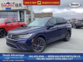 Used 2023 Volkswagen Tiguan Comfortline- LOW KM, PANO SUNROOF, HEATED LEATHER SEATS AND WHEEL, POWER LIFT GATE, VW SAFETY SENSE for sale in Halifax, NS