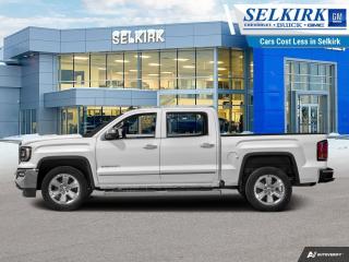<b>Leather Seats,  Heated Seats,  Climate Control,  Remote Engine Start,  Rear View Camera!</b><br> <br>    No matter what your needs, this rugged, yet refined GMC Sierra has you covered. This  2018 GMC Sierra 1500 is fresh on our lot in Selkirk. <br> <br>This 2018 GMC Sierras expertly crafted body and premium materials form a striking appearance inside and out. Thanks to its stunning GMC Signature LED lighting that further enhance its bold and advanced design, this Sierra offers a Professional Grade truck thats built for anything you put in front of it. One look inside this handsome truck and youll find premium materials such as a soft-touch instrument panel, superior comfort in its seats, and advanced safety features making the Sierra, an all around complete package. This  Crew Cab 4X4 pickup  has 97,214 kms. Its  summit white in colour  . It has an automatic transmission and is powered by a  355HP 5.3L 8 Cylinder Engine.  It may have some remaining factory warranty, please check with dealer for details. <br> <br> Our Sierra 1500s trim level is SLT. Feature rich and luxurious, this Sierra 1500 SLT comes with many extra features over the lower SLE model. Additional features include stylish aluminum wheels, leather seats which are powered and heated in front, 8 inch colour touchscreen with Intellilink, bluetooth streaming audio, OnStar 4G LTE, power adjustable pedals, dual zone climate control, a rear vision camera, EZ lift and lower tailgate, remote engine start plus much more!  This vehicle has been upgraded with the following features: Leather Seats,  Heated Seats,  Climate Control,  Remote Engine Start,  Rear View Camera,  Bluetooth,  Touch Screen. <br> <br>To apply right now for financing use this link : <a href=https://www.selkirkchevrolet.com/pre-qualify-for-financing/ target=_blank>https://www.selkirkchevrolet.com/pre-qualify-for-financing/</a><br><br> <br/><br>Selkirk Chevrolet Buick GMC Ltd carries an impressive selection of new and pre-owned cars, crossovers and SUVs. No matter what vehicle you might have in mind, weve got the perfect fit for you. If youre looking to lease your next vehicle or finance it, we have competitive specials for you. We also have an extensive collection of quality pre-owned and certified vehicles at affordable prices. Winnipeg GMC, Chevrolet and Buick shoppers can visit us in Selkirk for all their automotive needs today! We are located at 1010 MANITOBA AVE SELKIRK, MB R1A 3T7 or via phone at 204-482-1010.<br> Come by and check out our fleet of 90+ used cars and trucks and 200+ new cars and trucks for sale in Selkirk.  o~o