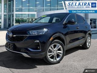 <b>Aluminum Wheels,  Lane Keep Assist,  Leather Steering Wheel,  Chrome Exterior Accent,  Rear View Camera!</b><br> <br>    With a new design, this all new 2020 Buick EncoreGX is bound to be timeless. This  2020 Buick Encore GX is for sale today in Selkirk. <br> <br>With a fresh new look, a imrpessive drivetrain, and a good list of new standard features, this all new 2020 Buick Encore GX is more than just a compact SUV. The exterior styling is fresh and unique, while remaining classy and refined with awesome chrome accents, mouldings, and trim. The drivetrain provides a more engaging driving experience, while managing to be more fuel efficient. Lastly, the new features make this Buick Encore GX feel like a car youd expect in 2020, complete with all the connectivity you could imagine.This  SUV has 115,253 kms. Its  dark moon blue metallic in colour  . It has a 9 speed automatic transmission and is powered by a  155HP 1.3L 3 Cylinder Engine.  <br> <br> Our Encore GXs trim level is Preferred. This Preferred Encore GX is dressed to impress. With cloth with leatherette seat trim, 4G WiFi, active noise control for a quiet ride, and keyless open and start you get to ride in modern comfort while amazing tech like the Buick Infotainment System with Apple CarPlay, Android Auto, Bluetooth, 8 inch touchscreen, and SiriusXM keep you entertained. Other amazing features include leather wrapped multifunction steering wheel, driver information centre, aluminum wheels, heated power side mirrors with turn signals, chrome strips on door handles, and accent color front and rear fascia. This vehicle has been upgraded with the following features: Aluminum Wheels,  Lane Keep Assist,  Leather Steering Wheel,  Chrome Exterior Accent,  Rear View Camera,  Android Auto,  Apple Carplay. <br> <br>To apply right now for financing use this link : <a href=https://www.selkirkchevrolet.com/pre-qualify-for-financing/ target=_blank>https://www.selkirkchevrolet.com/pre-qualify-for-financing/</a><br><br> <br/><br>Selkirk Chevrolet Buick GMC Ltd carries an impressive selection of new and pre-owned cars, crossovers and SUVs. No matter what vehicle you might have in mind, weve got the perfect fit for you. If youre looking to lease your next vehicle or finance it, we have competitive specials for you. We also have an extensive collection of quality pre-owned and certified vehicles at affordable prices. Winnipeg GMC, Chevrolet and Buick shoppers can visit us in Selkirk for all their automotive needs today! We are located at 1010 MANITOBA AVE SELKIRK, MB R1A 3T7 or via phone at 204-482-1010.<br> Come by and check out our fleet of 80+ used cars and trucks and 170+ new cars and trucks for sale in Selkirk.  o~o