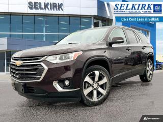 <b>Sunroof,  Navigation,  Leather Seats,  Heated Seats,  Power Liftgate!</b><br> <br>    The refined and comfortable interior of this Chevrolet Traverse makes your drive the best part of any trip. This  2019 Chevrolet Traverse is fresh on our lot in Selkirk. <br> <br>Whatever you need to do and wherever you need to go, this 2019 Chevy Traverse has the capability to get it done. A closer look reveals this big crossover offers something for everyone like a spacious interior, impressive cargo space, and upscale amenities. Its all wrapped up around a richly refined interior and boldly styled exterior that make this Chevy Traverse hard to resist. Have a lot of stuff to carry? Go ahead and load it up. The Chevrolet Traverse offers best-in-class cargo volume so there’s plenty of room for your things. Not to mention, available hidden storage compartments are there for when you want to keep items tucked away. This  SUV has 135,879 kms. Its  black currant metallic in colour  . It has a 9 speed automatic transmission and is powered by a  310HP 3.6L V6 Cylinder Engine.  <br> <br> Our Traverses trim level is LT True North. This Traverse LT True North has a ton of premium features like built in navigation, leather heated seats, a power sunroof, Bose premium audio, a power liftgate, blind zone monitoring with lane change alert and rear park assist, a 360 degree camera, remote engine start, a leather steering wheel, SiriusXM, front fog lamps and universal home remote over the lower LT and RS trims. Additional equipment also includes a larger 8 inch touchscreen infotainment system with Apple CarPlay and Android Auto compatibility, voice command, USB plug-ins and bluetooth streaming audio, 4G LTE, keyless remote entry, a rear mirror camera, steering wheel cruise and audio controls and Teen Driver technology. It even comes with tri zone automatic climate control, StabiliTrak electronic stability and traction control, larger aluminum wheels, heated power side mirrors, HID headlamps, LED daytime running lights, and active aero shutters plus much more! This vehicle has been upgraded with the following features: Sunroof,  Navigation,  Leather Seats,  Heated Seats,  Power Liftgate,  Remote Start,  Aluminum Wheels. <br> <br>To apply right now for financing use this link : <a href=https://www.selkirkchevrolet.com/pre-qualify-for-financing/ target=_blank>https://www.selkirkchevrolet.com/pre-qualify-for-financing/</a><br><br> <br/><br>Selkirk Chevrolet Buick GMC Ltd carries an impressive selection of new and pre-owned cars, crossovers and SUVs. No matter what vehicle you might have in mind, weve got the perfect fit for you. If youre looking to lease your next vehicle or finance it, we have competitive specials for you. We also have an extensive collection of quality pre-owned and certified vehicles at affordable prices. Winnipeg GMC, Chevrolet and Buick shoppers can visit us in Selkirk for all their automotive needs today! We are located at 1010 MANITOBA AVE SELKIRK, MB R1A 3T7 or via phone at 204-482-1010.<br> Come by and check out our fleet of 90+ used cars and trucks and 200+ new cars and trucks for sale in Selkirk.  o~o