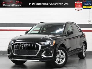 <b>Apple Carplay, Android Auto, Digital Dash, Panoramic Roof, Heated Seats, Audi Pre Sense, Keyless Entry! Former Daily Rental!</b><br>  Tabangi Motors is family owned and operated for over 20 years and is a trusted member of the UCDA. Our goal is not only to provide you with the best price, but, more importantly, a quality, reliable vehicle, and the best customer service. Serving the Kitchener area, Tabangi Motors, located at 1436 Victoria St N, Kitchener, ON N2B 3E2, Canada, is your premier retailer of Preowned vehicles. Our dedicated sales staff and top-trained technicians are here to make your auto shopping experience fun, easy and financially advantageous. Please utilize our various online resources and allow our excellent network of people to put you in your ideal car, truck or SUV today! <br><br>Tabangi Motors in Kitchener, ON treats the needs of each individual customer with paramount concern. We know that you have high expectations, and as a car dealer we enjoy the challenge of meeting and exceeding those standards each and every time. Allow us to demonstrate our commitment to excellence! Call us at 905-670-3738 or email us at customercare@tabangimotors.com to book an appointment. <br><hr></hr>CERTIFICATION: Have your new pre-owned vehicle certified at Tabangi Motors! We offer a full safety inspection exceeding industry standards including oil change and professional detailing prior to delivery. Vehicles are not drivable, if not certified. The certification package is available for $595 on qualified units (Certification is not available on vehicles marked As-Is). All trade-ins are welcome. Taxes and licensing are extra.<br><hr></hr><br> <br>   <iframe width=100% height=350 src=https://www.youtube.com/embed/JBDt7WH6VZA?si=hG0gesVF2d1MKLwT title=YouTube video player frameborder=0 allow=accelerometer; autoplay; clipboard-write; encrypted-media; gyroscope; picture-in-picture; web-share referrerpolicy=strict-origin-when-cross-origin allowfullscreen></iframe><br><br><br><br>With amazing tech and a spacious interior, this 2021 Audi Q3 easily blows the competition out of the water. This  2021 Audi Q3 is fresh on our lot in Kitchener. <br> <br>With plenty of style and Audis sporty design language, this aggressive 2021 Q3 is packed full of modern technology and luxurious features. The capability and utility in this compact crossover is second to none, with tons of extra space for all of your passengers. With an improved driving position the Q3s cabin is more luxurious, featuring ambient interior lighting, a fully digital gauge cluster, and contrasting microsuede on the dashboard and doors.This  SUV has 59,869 kms. Its  black in colour  . It has a 8 speed automatic transmission and is powered by a  184HP 2.0L 4 Cylinder Engine.  It may have some remaining factory warranty, please check with dealer for details. <br> <br>To apply right now for financing use this link : <a href=https://kitchener.tabangimotors.com/apply-now/ target=_blank>https://kitchener.tabangimotors.com/apply-now/</a><br><br> <br/><br><hr></hr>SERVICE: Schedule an appointment with Tabangi Service Centre to bring your vehicle in for all its needs. Simply click on the link below and book your appointment. Our licensed technicians and repair facility offer the highest quality services at the most competitive prices. All work is manufacturer warranty approved and comes with 2 year parts and labour warranty. Start saving hundreds of dollars by servicing your vehicle with Tabangi. Call us at 905-670-8100 or follow this link to book an appointment today! https://calendly.com/tabangiservice/appointment. <br><hr></hr>PRICE: We believe everyone deserves to get the best price possible on their new pre-owned vehicle without having to go through uncomfortable negotiations. By constantly monitoring the market and adjusting our prices below the market average you can buy confidently knowing you are getting the best price possible! No haggle pricing. No pressure. Why pay more somewhere else?<br><hr></hr>WARRANTY: This vehicle qualifies for an extended warranty with different terms and coverages available. Dont forget to ask for help choosing the right one for you.<br><hr></hr>FINANCING: No credit? New to the country? Bankruptcy? Consumer proposal? Collections? You dont need good credit to finance a vehicle. Bad credit is usually good enough. Give our finance and credit experts a chance to get you approved and start rebuilding credit today!<br> o~o