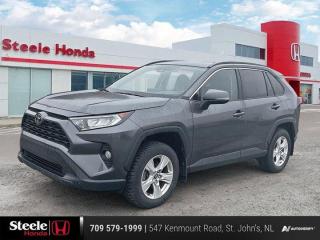 Recent Arrival!**Market Value Pricing**, AWD, Cloth.Certification Program Details: Free Carfax Report Fresh Oil Change Full Vehicle Inspection Full Tank Of Gas 150+ point inspection includes: Engine Instrumentation Interior components Pre-test drive inspections The test drive Service bay inspection Appearance Final inspection2019 Toyota RAV4 XLE 4D Sport Utility AWD 2.5L 4-Cylinder SMPI 8-Speed AutomaticWith our Honda inventory, you are sure to find the perfect vehicle. Whether you are looking for a sporty sedan like the Civic or Accord, a crossover like the CR-V, or anything in between, you can be sure to get a great vehicle at Steele Honda. Our staff will always take the time to ensure that you get everything that you need. We give our customers individual attention. The only way we can truly work for you is if we take the time to listen.Our Core Values are aligned with how we conduct business and how we cultivate success. Our People: We provide a healthy, safe environment, that celebrates equity, diversity and inclusion. Our people come first. We support the ongoing development and growth of our employees to build lasting relationships. Integrity: We believe in doing the right thing, with integrity and transparency. We are committed to excellence and delivering the best experience for customers and employees. Innovation: Our continuous innovation will deliver the ultimate personal customer buying experience. We are committed to being industry leaders as a dynamic organization working to bring new, innovative solutions to serve the evolving needs of our customers. Community: Our passion for our business extends into the communities where we live and work. We believe in supporting sustainability and investing in community-focused organizations with a focus on family. Our three pillars of community sponsorship focus are mental health, sick kids, and families in crisis.