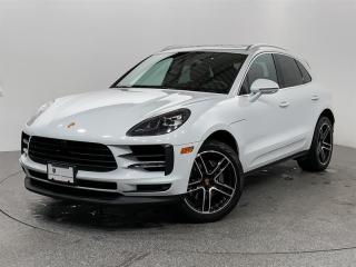 This spectacular 2021 Porsche Macan comes in Carrara White Metallic, with Black & Garnet Red Leather Interior. Equipped with Premium Package Plus, Bose Surround Sound System, Adaptive Cruise Control, Power Seats (14 Way) with Memory Package, Lane Change Assist and numerous other premium features. It boasts a clean history with no reported accidents or claims, having been meticulously maintained by its dedicated owner.This vehicle is a Porsche Approved Certified Pre Owned Vehicle: 2 extra years of unlimited mileage warranty plus an additional 2 years of Porsche Roadside Assistance. All CPO vehicles have passed our rigorous 111-point check and reconditioned with 100% genuine Porsche parts.  Porsche Center Langley has won the prestigious Porsche Premier Dealer Award for 7 years in a row. We are centrally located just a short distance from Highway 1 in beautiful Langley, British Columbia Canada.  We have many attractive Finance/Lease options available and can tailor a plan that suits your needs. Please contact us now to speak with one of our highly trained Sales Executives before it is gone.