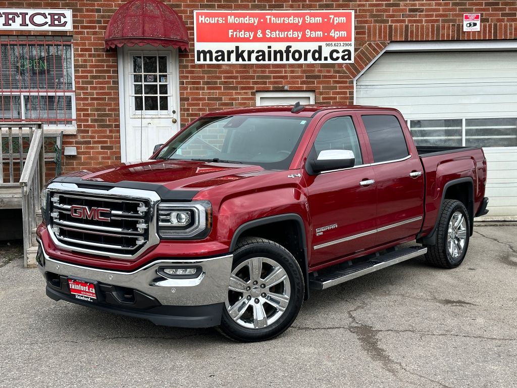 Used 2018 GMC Sierra 1500 SLT 4X4 E-Assist Heated/Cooled LTHR CarPlay TowPkg for Sale in Bowmanville, Ontario