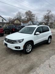 <!-- TEMPLATE(2793) START -->
<div>Very clean and well cared for AWD Tiguan with two sets of rims and tires. Whites on black heated cloth seats. </div><div><br></div><div>Plus taxes and licensing</div>
<div> </div>
<div>Our vehicles come certified with car fax. We offer extended Lubrico warranties to provide worry free driving for years to come. </div>
<div> </div>
<div>We welcome all trades!<br><br>Thank you for shopping at autoloft ltd. </div>
<div> </div>
<div><span style=font-size: 1em;>We are located at:<br>11A-143 Borden Ave<br>Belmont, On<br>N0L1B0</span></div>
<!-- TEMPLATE(2793) END -->