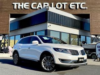 Used 2016 Lincoln MKX Reserve HEATED LEATHER SEATS/STEERING WHEEL, MOONROOF, NAV, BACK UP CAM, BLUETOOTH!! for sale in Sudbury, ON