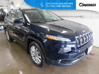 Heated/Ventilated Front Seats, Heated Steering Wheel, Power Liftgate, True Blue Pearl Exterior, Black Interior, Leather Seats, 3.2L V6 Engine, 9-Spd Automatic Transmission, Jeep Active Drive, Selec-Terrain System, Hill Start Assist, Electronic Roll Mitigation, Four-Wheel Disc Antilock Brakes, Child Seat Anchor System - LATCH Ready, Security Alarm, Automatic Headlamps, Keyless Enter N Go with Push Button Start, Dual Zone Automatic Temperature Control, ParkView Rear Back-Up Camera, Remote Start System, Universal Garage Door Opener, UConnect 8.4 Touchscreen, Satellite Radio, Hands-Free Communication with Bluetooth Streaming, Cruise Control, Power 8-Way Adjustable Driver Seat, Power 4-Way Driver Lumbar Adjust, Tonneau Cargo Cover, Leather Wrapped Shift Knob, Front Passenger In-Seat Cushion Storage, Rear 60/40 Split Folding and Reclining Seat, Jeep Cargo Management System, 115-Volt Auxiliary Power Outlet, Leather-Wrapped Steering Wheel, Steering Wheel Mounted Audio Controls, Ambient LED Interior Lighting, Telescopic Steering Wheel, LED Taillamps, Bifunctional Halogen Projector Headlamps, LED Daytime Running Headlamps, Exterior Mirrors with Heating Element, 18 Aluminum Wheels, Bi-Xenon HID Headlamps, Radio/Driver Seat/Mirrors Memory Settings, Heavy-Duty Engine Cooling, Full Size Spare Tire, Trailer Tow Wiring Harness, 4 and 7 Pin Wiring Harness, Class III Hitch Receiver, 700-Amp Maintenance Free Battery, Engine Stop-Start System, Dual Bright Exhaust Tips, CommandView Dual Pane Sunroof, GPS Navigation, 9 Amplified Speakers and Subwoofer, 4x4. 
Price Includes Dealer Fee.
Price Excludes PST & GST.
Financing Options Available, Call For More Details.
<p><span style=font-size:14px><strong><span style=font-family:Calibri,sans-serif>*While every reasonable effort is made to ensure the accuracy of this information, we are not responsible for any error or omissions contained on these pages. Please verify any information in question with Chapman Motors Ltd.</span></strong></span></p>