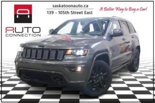 Used 2019 Jeep Grand Cherokee Laredo - 4x4 - ALTITUDE IV PACKAGE - LEATHER/SUEDE SEATS - NAVIGATION - HEATED SEATS/STEERING WHEEL - ALPINE AUDIO - LOCAL VEHICLE for sale in Saskatoon, SK