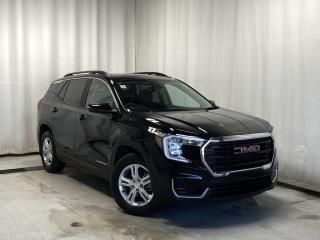 <p>Fully Inspected, ALL Work Complete and Included in Price! Moonroof, Nav, 3SA Package, Pro Grade Package, Call Us For More Info at 587-409-5859</p>   <p>The versatile 2022 GMC Terrain SLE AWD is smartly equipped for better driving in Ebony Twilight Metallic! Motivated by a TurboCharged 1.5 Liter 4 Cylinder offering 170hp matched to a 9 Speed Automatic transmission so you can explore your world with confidence. This All Wheel Drive SUV also scores nearly approximately 8.1L/100km on the highway with bold good looks crafted to grab attention. Signature LED lighting sets the tone to go with head-turning alloy wheels, roof rails, and power mirrors. Its an appearance thats hard to ignore!</p>  <p>Roomy and ready for fun, the SLE cabin treats you right with supportive premium-cloth seats, a multifunction steering wheel, single-zone climate control, keyless ignition, 12V power outlets, and impressive infotainment technology. A 7-inch touchscreen, WiFi compatibility, Android Auto/Apple CarPlay, Bluetooth, and a six-speaker sound system are only a few of the highlights. For a better view of this Terrains other benefits, you better see this one for yourself!</p>  <p>GMC helps keep you out of harms way with a backup camera, automatic braking, lane-keeping assistance, a rear-seat reminder, hill-descent control, and more. Own this Terrain SLE and answer the call of adventure today. Save this Page and Call for Availability. We Know You Will Enjoy Your Test Drive Towards Ownership!</p>   <p>Call 587-409-5859 for more info or to schedule an appointment! Listed Pricing is valid for 72 hours. Financing is available, please see dealer for term availability and interest rates. AMVIC Licensed Business.</p>