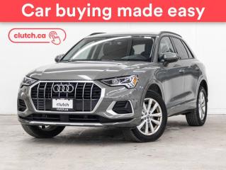 Used 2020 Audi Q3 Komfort Quattro AWD w/ Apple CarPlay & Android Auto, Bluetooth, Rearview Cam for sale in Toronto, ON