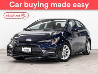 Used 2020 Toyota Corolla SE w/ Apple CarPlay, Rearview Cam, Bluetooth for sale in Toronto, ON