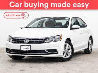 Used 2018 Volkswagen Passat Trendline + w/ Apple CarPlay & Android Auto, Rearview Cam, Bluetooth for sale in Toronto, ON