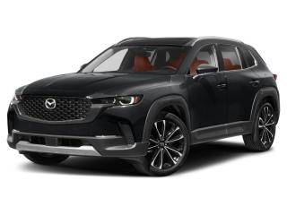 CX-50 GT Package, Jet Black Mica, Black W/Camel Stitching, Leather Trimmed Upholstery