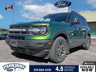 Used 2023 Ford Bronco Sport Big Bend ONE OWNER | 1.5L ECOBOOST ENGINE | HEATED FRONT SEATS for sale in Waterloo, ON