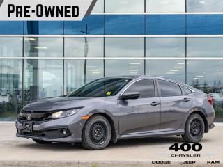 Used 2020 Honda Civic Sport POWER SUNROOF I FRONT DUAL ZONE A/C I FRONT FOG LIGHTS I LEATHER SHIFT KNOB I 1-TOUCH UP/DOWN WINDOW for sale in Innisfil, ON