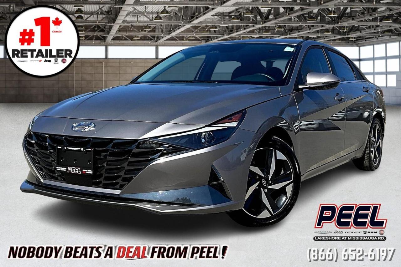 Used 2023 Hyundai Elantra Hybrid Luxury Hybrid LOADED Sunroof Leather FWD for Sale in Mississauga, Ontario