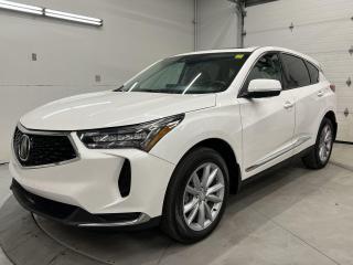 Stunning all-wheel drive RDX w/ panoramic sunroof, heated leather seats, heated steering, remote start, blind spot monitor, rear cross-traffic alert, lane-keep assist, pre-collision system, adaptive cruise control, backup camera, 19-inch alloys, 10.2-inch infotainment system w/ wireless Apple CarPlay/Android Auto, power seats w/ driver memory, power liftgate, dual-zone climate control, automatic headlights w/ auto highbeams, paddle shifters, auto-dimming rearview mirror, keyless entry w/ push start, garage door opener, Bluetooth and Sirius XM!