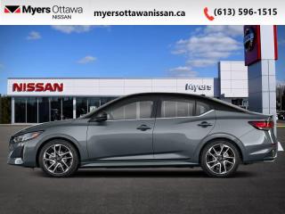 <b>Sunroof,  Heated Steering Wheel,  Remote Start,  Adaptive Cruise Control,  Proximity Key!</b><br> <br> <br> <br>  This 2024 Sentra shows pure artistry in every detail. <br> <br>More excitement for the same fuel efficiency was achieved through intelligent design in this 2024 Sentra. Offering an interior you expect from the luxury vehicle, this compact car is packed with power and excitement from the beautiful lights to the stunning spoiler. All the impressive looks blend seamlessly with the upscale interior, making this Sentra an instant classic.<br> <br> This grey pearl sedan  has an automatic transmission and is powered by a  149HP 2.0L 4 Cylinder Engine.<br> <br> Our Sentras trim level is SR. This sporty Sentra SR rewards you with an express open/close glass sunroof, black alloy wheels, unique body styling, power heated side mirrors, LED headlights with front fog lamps, and a dark chrome grille. Occupants are also treated to sport cloth trim with orange stitching, heated front seats, a heated steering wheel, dual zone front air conditioning, adaptive cruise control, and an 8-inch infotainment screen with Apple CarPlay, Android Auto, SiriusXM satellite radio, Siri Eyes Free, and Google Assistant. Additional features include blind spot detection, lane departure warning, front pedestrian braking, proximity keyless entry with remote engine start, front and rear collision mitigation, and even more. This vehicle has been upgraded with the following features: Sunroof,  Heated Steering Wheel,  Remote Start,  Adaptive Cruise Control,  Proximity Key,  Climate Control,  Heated Seats. <br><br> <br>To apply right now for financing use this link : <a href=https://www.myersottawanissan.ca/finance target=_blank>https://www.myersottawanissan.ca/finance</a><br><br> <br/>    6.99% financing for 84 months. <br> Payments from <b>$525.82</b> monthly with $0 down for 84 months @ 6.99% APR O.A.C. ( Plus applicable taxes -  $621 Administration fee included. Licensing not included.    ).  Incentives expire 2024-05-31.  See dealer for details. <br> <br><br> Come by and check out our fleet of 30+ used cars and trucks and 100+ new cars and trucks for sale in Ottawa.  o~o