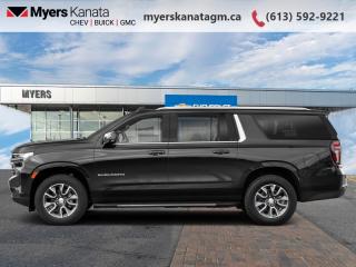 <b>Bose Premium Audio,  Wireless Charging Pad,  Leather Seats,  Heated Seats,  Power Liftgate!</b><br> <br> <br> <br>At Myers, we believe in giving our customers the power of choice. When you choose to shop with a Myers Auto Group dealership, you dont just have access to one inventory, youve got the purchasing power of an entire auto group behind you!<br> <br>  This Chevy Suburban is the ideal vehicle for the modern family that doesnt know where the next path will take them, but is always ready for whats ahead. <br> <br>This Chevy Suburban is designed for shoppers who require a luxurious ride, stern towing capacity and a well-trimmed cabin. The iconic Suburban offers more of everything you expect - uncommon spaciousness, commanding performance and ingenious safety technology. The luxury is all-encompassing and its capability is exceptional. Discover why, year after year, the legendary Suburban is part of Americas best-selling family of full-size SUVs.<br> <br> This black SUV  has an automatic transmission and is powered by a  355HP 5.3L 8 Cylinder Engine.<br> <br> Our Suburbans trim level is LT. Stepping up to this Suburban LT rewards you with a sonorous 9-speaker Bose premium audio system, wireless charging for mobile devices, leather-trimmed seats with heated front seats, and a power liftgate for rear cargo access. Additional standard features include wireless Apple CarPlay and Android Auto, remote engine start with keyless entry, LED headlights with IntelliBeam, tri-zone climate control, and SiriusXM satellite radio. Safety features also include automatic emergency braking, lane keeping assist with lane departure warning, and front and rear park assist. This vehicle has been upgraded with the following features: Bose Premium Audio,  Wireless Charging Pad,  Leather Seats,  Heated Seats,  Power Liftgate,  Apple Carplay,  Android Auto. <br><br> <br>To apply right now for financing use this link : <a href=https://www.myerskanatagm.ca/finance/ target=_blank>https://www.myerskanatagm.ca/finance/</a><br><br> <br/>    Incentives expire 2024-05-31.  See dealer for details. <br> <br>Myers Kanata Chevrolet Buick GMC Inc is a great place to find quality used cars, trucks and SUVs. We also feature over a selection of over 50 used vehicles along with 30 certified pre-owned vehicles. Our Ottawa Chevrolet, Buick and GMC dealership is confident that youll be able to find your next used vehicle at Myers Kanata Chevrolet Buick GMC Inc. You will always find our inventory updated with the latest models. Our team believes in giving nothing but the best to our customers. Visit our Ottawa GMC, Chevrolet, and Buick dealership and get all the information you need today!<br> Come by and check out our fleet of 40+ used cars and trucks and 140+ new cars and trucks for sale in Kanata.  o~o