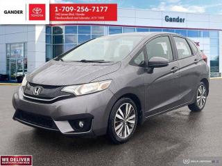 Recent Arrival!2016 Honda Fit EX CVT FWD 1.5L I4GrayALL CREDIT APPLICATIONS ACCEPTED! ESTABLISH OR REBUILD YOUR CREDIT HERE. APPLY AT https://steeleadvantagefinancing.com/?dealer=7148 We know that you have high expectations in your car search in NL. So, if youre in the market for a pre-owned vehicle that undergoes our exclusive inspection protocol, stop by Gander Toyota. Were confident we have the right vehicle for you. Here at Gander Toyota, we enjoy the challenge of meeting and exceeding customer expectations in all things automotive.Air Conditioning, Exterior Parking Camera Rear, Heated Front Bucket Seats, Power moonroof, Speed control.Certification Program Details: 85 Point inspection Fluid Top Ups Brake Inspection Tire Inspection Oil Change Recall Check Copy Of Carfax ReportSteele Auto Group is the most diversified group of automobile dealerships in Atlantic Canada, with 34 dealerships selling 27 brands and an employee base of over 1000. Sales are up by double digits over last year and the plan going forward is to expand further into Atlantic Canada. PLEASE CONFIRM WITH US THAT ALL OPTIONS, FEATURES AND KILOMETERS ARE CORRECT.Awards:* JD Power Canada Vehicle Dependability Study (VDS) * JD Power Canada Vehicle Dependability Study * ALG Canada Residual Value AwardsReviews:* On all aspects of space, functionality, flexibility, and storage, the Fit seems to have impressed many owners. Numerous high-tech touches add some modern flair to the cabin, and most owners say the high-end feature content is easy to use, and becomes intuitive before long. The 1.5-litre engine satisfies most owners concerned primarily with fuel mileage. Source: autoTRADER.ca
