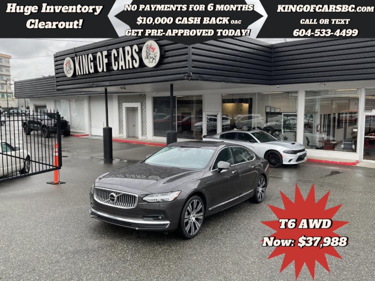 Used 2021 Volvo S90 T6 AWD Inscription for sale in Langley, BC