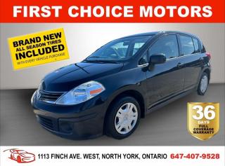 Welcome to First Choice Motors, the largest car dealership in Toronto of pre-owned cars, SUVs, and vans priced between $5000-$15,000. With an impressive inventory of over 300 vehicles in stock, we are dedicated to providing our customers with a vast selection of affordable and reliable options. <br><br>Were thrilled to offer a used 2011 Nissan Versa S, black color with 155,000km (STK#7268) This vehicle was $6990 NOW ON SALE FOR $5990. It is equipped with the following features:<br>- Automatic Transmission<br>- Hatchback<br>- Power windows<br>- Power locks<br>- Power mirrors<br>- Air Conditioning<br><br>At First Choice Motors, we believe in providing quality vehicles that our customers can depend on. All our vehicles come with a 36-day FULL COVERAGE warranty. We also offer additional warranty options up to 5 years for our customers who want extra peace of mind.<br><br>Furthermore, all our vehicles are sold fully certified with brand new brakes rotors and pads, a fresh oil change, and brand new set of all-season tires installed & balanced. You can be confident that this car is in excellent condition and ready to hit the road.<br><br>At First Choice Motors, we believe that everyone deserves a chance to own a reliable and affordable vehicle. Thats why we offer financing options with low interest rates starting at 7.9% O.A.C. Were proud to approve all customers, including those with bad credit, no credit, students, and even 9 socials. Our finance team is dedicated to finding the best financing option for you and making the car buying process as smooth and stress-free as possible.<br><br>Our dealership is open 7 days a week to provide you with the best customer service possible. We carry the largest selection of used vehicles for sale under $9990 in all of Ontario. We stock over 300 cars, mostly Hyundai, Chevrolet, Mazda, Honda, Volkswagen, Toyota, Ford, Dodge, Kia, Mitsubishi, Acura, Lexus, and more. With our ongoing sale, you can find your dream car at a price you can afford. Come visit us today and experience why we are the best choice for your next used car purchase!<br><br>All prices exclude a $10 OMVIC fee, license plates & registration  and ONTARIO HST (13%)