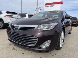 Take a look at this 2014 Toyota Avalon XLE! This 5 passenger, front wheel drive comes with a back up camera, Bluetooth, heated and air cooled leather power seats, navigation, alloy rims, sunroof and so much more!This Avalon has had only one owner and has passed the stringent 120 point inspection with a fresh oil change so you can drive with confidence!