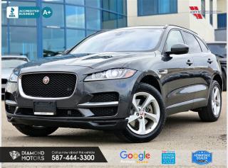 NO ACCIDENTS, MERIDIAN SOUND, CRUISE CONTROL, PANORAMIC ROOF, APPLE CARPLAY/ANDROID AUTO, DUAL CLIMATE CONTROL, HEATED  FRONT SEATS,  AMBIENT LIGHTING, HEATED STEERING WHEEL, AND MUCH MORE! <br/> <br/>  <br/> Just Arrived 2017 Jaguar F-PACE 35t Premium Grey has 113,492 KM on it. 3L 6 Cylinder Engine engine, All-Wheel Drive, Automatic transmission,  passengers, on special price for . <br/> <br/>  <br/> Book your appointment today for Test Drive. We offer contactless Test drives & Virtual Walkarounds. Stock Number: 24088-SABP <br/> <br/>  <br/> Diamond Motors has built a reputation for serving you, our customers. Being honest and selling quality pre-owned vehicles at competitive & affordable prices. Whenever you deal with us, you know you get to deal and speak directly with the owners. This means unique personalized customer service to meet all your needs. No high-pressure sales tactics, only upfront advice. <br/> <br/>  <br/> Why choose us? <br/>  <br/> Certified Pre-Owned Vehicles <br/> Family Owned & Operated <br/> Finance Available <br/> Extended Warranty <br/> Vehicles Priced to Sell <br/> No Pressure Environment <br/> Inspection & Carfax Report <br/> Professionally Detailed Vehicles <br/> Full Disclosure Guaranteed <br/> AMVIC Licensed <br/> BBB Accredited Business <br/> CarGurus Top-rated Dealer 2022 <br/> <br/>  <br/> Phone to schedule an appointment @ 587-444-3300 or simply browse our inventory online www.diamondmotors.ca or come and see us at our location at <br/> 3403 93 street NW, Edmonton, T6E 6A4 <br/> <br/>  <br/> To view the rest of our inventory: <br/> www.diamondmotors.ca/inventory <br/> <br/>  <br/> All vehicle features must be confirmed by the buyer before purchase to confirm accuracy. All vehicles have an inspection work order and accompanying Mechanical fitness assessment. All vehicles will also have a Carproof report to confirm vehicle history, accident history, salvage or stolen status, and jurisdiction report. <br/>