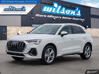 Used 2021 Audi Q3 Progressiv Quattro, S-Line, Leather, Pano Roof, Heated Seats, Bluetooth, Rear Camera & Much More! for sale in Guelph, ON