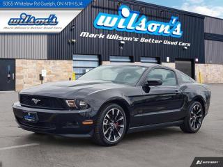 Used 2012 Ford Mustang V6 Premium, 6-Speed Manual Cue-Ball Shifter, Leather, Heated Seats, Shaker 500 Audio & More! for sale in Guelph, ON
