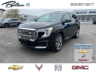 Used 2022 GMC Terrain Denali CERTIFIED PRE-OWNED - FINANCE AS LOW AS 4.99%ONE OWNER - CLEAN CARFAX! for sale in Bolton, ON