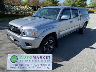 Used 2015 Toyota Tacoma TRD SPORT, CANOPY, 4X4, FINANCING, WARRANTY, INSPECTED W/BCAA MEMBERSHIP! for sale in Surrey, BC