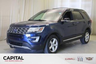 This Ford Explorer XLT is the best selling SUV in its class. Equipped with a 4WD Regular Unleaded V-6 3.5 L engine, this SUV is Gray in colour. The XLT trim features 18-inch aluminum wheels and is capable of towing and off-roading. You will be able to take the whole crew with the third row seating, great for road trips, camping and more! You will notice the vehicle has chrome door handles and the convenience of a keyless entry keypad. This spacious interior includes heated bucket seats, a media hub with 2 USB ports, SD card reader and an audio/video input jack and the overhead console has dome/map lights and a cool little holder for your shades. The XLT models come with a powerful sound system including a single-disc CD player and six speakers. MP3-capable so you can load it up with all your music! Safety features include a reverse sensing system and a SOS post crash alert system. This vehicle would be an excellent addition for any family! Contact us today to test drive this Ford Explorer XLT. Check out this vehicles pictures, features, options and specs, and let us know if you have any questions. Helping find the perfect vehicle FOR YOU is our only priority.P.S...Sometimes texting is easier. Text (or call) 306-988-7738 for fast answers at your fingertips!Dealer License #914248Disclaimer: All prices are plus taxes & include all cash credits & loyalties. See dealer for Details. Dealer Permit # 914248