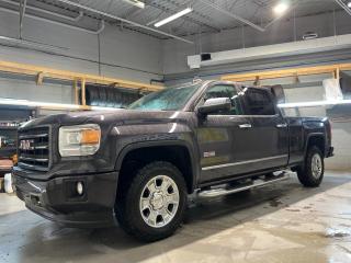 Used 2015 GMC Sierra 1500 SLT All-Terrain Crew Cab 4X4 5.3L V8 *  Heated Leather Seats * Power Seats * Park Assist * Remote Start * Back Up Camera * Bose Audio System *  Hands for sale in Cambridge, ON