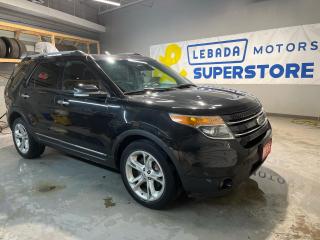 Used 2015 Ford Explorer Limited 4WD * 6 Passenger * Navigation * Dual Sunroof * Leather Interior * Premium Sony Sound System * Sync Powered By Microsoft * Keyless Entry * Pus for sale in Cambridge, ON