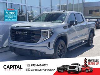 This GMC Sierra 1500 boasts a Gas V8 5.3L/325 engine powering this Automatic transmission. X31 OFF-ROAD PACKAGE includes Off-Road suspension, (JHD) Hill Descent Control, (NZZ) skid plates, (K47) heavy-duty air filter and X31 hard badge Includes (B1J) rear wheelhouse liners and (NQH) 2-speed transfer case. Includes (N10) dual exhaust., ENGINE, 5.3L ECOTEC3 V8 (355 hp [265 kW] @ 5600 rpm, 383 lb-ft of torque [518 Nm] @ 4100 rpm); featuring Dynamic Fuel Management, Wireless, Apple CarPlay / Wireless Android Auto.* This GMC Sierra 1500 Features the Following Options *Windows, power front, drivers express up/down, Window, power front, passenger express down, Wi-Fi Hotspot capable (Terms and limitations apply. See onstar.ca or dealer for details.), Wheels, 20 x 9 (50.8 cm x 22.9 cm) 6-spoke High gloss Black painted aluminum, Wheel, 17 x 8 (43.2 cm x 20.3 cm) full-size, steel spare, USB Ports, 2, Charge/Data ports located on instrument panel, USB ports, (2) charge-only, rear, Transmission, 8-speed automatic, (Column shifter) electronically controlled with overdrive and tow/haul mode. Includes Cruise Grade Braking and Powertrain Grade Braking (Standard and only available with (L3B) 2.7L TurboMax engine.), Transfer case, single speed, electronic Autotrac with push button control (4WD models only), Tires, 275/60R20 all-season, blackwall.* Visit Us Today *For a must-own GMC Sierra 1500 come see us at Capital Chevrolet Buick GMC Inc., 13103 Lake Fraser Drive SE, Calgary, AB T2J 3H5. Just minutes away!