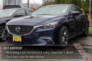 Recent Arrival! Blue 2017 Mazda Mazda6 4D Sedan GT FWD 6-Speed Automatic 2.5L 4-Cylinder DOHCOne low hassle free pre negotiated price.Westwood Hondas Buy Smart Standard program includes a thorough safety inspection, detailed Car Proof report that shows the history of the car youre buying, 1 year road hazard, 2 months 5000 km powertrain warranty and 6 months tire, brakes, battery, and bulbs. We give you a complete professional detail, full tank of gas and our best low price first which is based on live market pricing to guarantee you tremendous value and a non-stressful, no-haggle experience. And youll get 3 free months of Sirius radio where equipped! Buy your car from home.Just click build your deal to start the process. It is easy 7 day Exchange. $588 admin fee. Westwood Honda DL #31286.Reviews:  * The Mazda6 seems to have appealed to many an owner with its good looks, award-winning cabin, refined powertrain, and the availability of a manual transmission even on higher-grade models. Source: autoTRADER.caAwards:  * IIHS Canada Top Safety Pick+