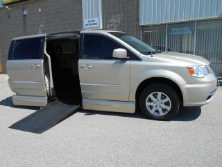 <p>2012 Chrysler Town & Country Touring with VMI Northstar Wheelchair Accessible Side Entry Conversion. Features Include Power Sunroof, U-connect, Auto Headlights, In-Floor Ramp measures 28x 55, Sure-Deploy Back up System, Entry Height 55, Interior Height 55 beside Overhead Console.</p><p>Removable Front Seats for Wheelchair Positioning, Includes Retractable Wheelchair Restraints and Safety Belts.</p><p>Krown Rust Control.</p><p>High End Features, Value Priced.</p><p>Contact our Sales Department for Further Information or to Arrange for Viewing.</p><p>www.goldlinemobility.com</p>