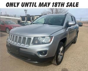 Used 2016 Jeep Compass High Altitude Leather Back Up Cam Sun Roof Heated for sale in Edmonton, AB