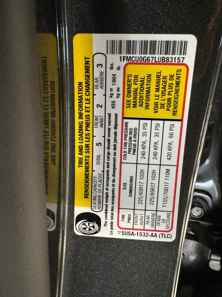 2020 Ford Escape SE+New Tires+Lane Keep+Pre Collision+Camera+BSM - Photo #47