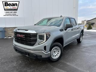<h2><span style=color:#2ecc71><span style=font-size:18px><strong>Check out this 2024 GMC Sierra 1500 Pro</strong></span></span></h2>

<p><span style=font-size:16px>Powered by a 2.7L Turbomax 4cylengine with up to 310hp & up to 430lb.-ft. of torque.</span></p>

<p><span style=font-size:16px><strong>Comfort & Convenience Features:</strong>includes remote entry, hitch guidance, HD rearvision camera & 17 steel wheels.</span></p>

<p><span style=font-size:16px><strong>Infotainment Tech & Audio:</strong>includesGMCinfotainment system with 7 diagonal colour touchscreen display, Bluetooth compatible for most phones & wireless Android Auto and Apple CarPlay capability, 6 speaker audio.</span></p>

<p><span style=font-size:16px><strong>This truck also comes equipped with the following package</strong></span></p>

<p><span style=font-size:16px><strong>Convenience Package:</strong>EZ Lift power lock and release tailgate, Deep-Tinted Glass LED Cargo Area Lighting Located in cargo box activated with switch on centre switch bank or key fob. Electric Rear-Window Defogger.</span></p>

<h2><span style=color:#2ecc71><span style=font-size:18px><strong>Come test drive this truck today!</strong></span></span></h2>

<h2><span style=color:#2ecc71><span style=font-size:18px><strong>613-257-2432</strong></span></span></h2>