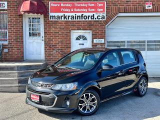 Used 2018 Chevrolet Sonic LT RS Heated Cloth CarPlay Backup Cam Sunroof XM for sale in Bowmanville, ON
