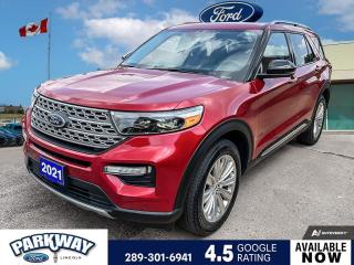 Used 2021 Ford Explorer Limited MOONROOF | TRAILER TOW PKG | HEATED STEERING WHEEL for sale in Waterloo, ON