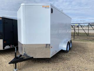 <p><span style=font-size: 13.5pt; font-family: Segoe UI, sans-serif; background: white;>A Rainbow Trailers Cargo Trailer is built with quality and designed to help get your cargo or equipment from point A to point B in an environment protected from dust and weather.<br /></span><span style=font-size: 13.5pt; line-height: 107%; font-family: Segoe UI, sans-serif;><span style=background: white;>7 X 14 V-nose, rear ramp door, white in color, 2 5/16th ball coupler, 84 interior height, LED wall light, 32 side door with bar lock, 1 3.5 wall vent.</span></span></p>