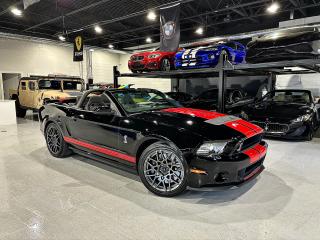 <p>Well well well.. what do we have here? </p><p><em>None other than an uber rare and impeccable 2014 Ford Mustang Shelby GT500 Convertible....in Manual Transmission!!!</em></p><p>Wait what makes this so rare?</p><p><em><span style=color: #0d0d0d; font-family: Söhne, ui-sans-serif, system-ui, -apple-system, Segoe UI, Roboto, Ubuntu, Cantarell, Noto Sans, sans-serif, Helvetica Neue, Arial, Apple Color Emoji, Segoe UI Emoji, Segoe UI Symbol, Noto Color Emoji; font-size: 16px; white-space-collapse: preserve; background-color: #ffffff;>The 2014 model year marked the end of an era for the Shelby GT500, as it was the last year of production for this generation before Ford introduced the redesigned Mustang for 2015. This makes the 2014 GT500 the final iteration of its kind, adding to its desirability among collectors and enthusiasts.</span></em></p><p><em><span style=color: #0d0d0d; font-family: Söhne, ui-sans-serif, system-ui, -apple-system, Segoe UI, Roboto, Ubuntu, Cantarell, Noto Sans, sans-serif, Helvetica Neue, Arial, Apple Color Emoji, Segoe UI Emoji, Segoe UI Symbol, Noto Color Emoji; font-size: 16px; white-space-collapse: preserve; background-color: #ffffff;>Ford made a total of 5,730 Shelby GT500s in 2014. Out of the number 4,816 were coupes and 914 were convertibles. The U.S produced 4,937 total cars, Canada 433, Mexico 160 and 200 were made in other countries. For convertibles there were 762 in the U.S., 132 in Canada, 12 in Mexico, and 8 Export. </span></em></p><p>Okay so how many exactly like this, cut to the chase...</p><p><em>ONLY 43 were made in this black/red combo!!! How much more rare do you want? </em></p><p>This is 10 years old, how bad is the body?</p><p><em>LOL come see it for yourself, the photos show for themselves, but seeing it in person is the only way to see how impeccable this is.</em></p><p> </p>