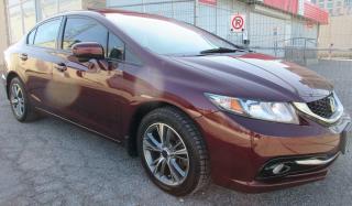 <p> </p><p>This 2014 HONDA CIVIC TOURING Sedan offers Civic EX Features, plus: 16 Aluminum-Alloy Wheels, Continuously Variable Transmission (CVT), PUSH BUTTON START,  Drivers Seat with 8-way Power Adjustment, Fog Lights, Headlights with Auto-On/Off, Display Audio with Honda Satellite-Linked Navigation System with Bilingual Voice Recognition, Leather-Trimmed Seating Surfaces, Multi-Angle Rearview Camera with Dynamic Guidelines and SiriusXM Radio; HEATED SEATS, COMES CERTIFIED AND 90 DAYS BUMPER TO BUMPER SHOP WARRANTY.</p>