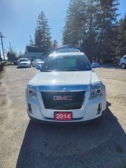 <p>2014 gmc terrain runs and drives excellent, very nice and  clean  inside and out ,AWD ,back up camera, remote start price shown includes certification safety and 6 months 10,000km warranty for more information feel free to contact Erics Autos we are located midway between barrie and orillia on hwy 11 at the 5th line of Oro-Medonte 705 487 2277 </p>