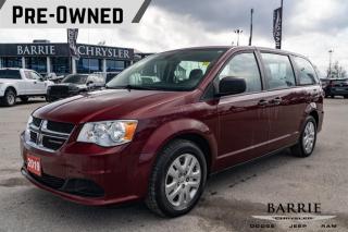Used 2019 Dodge Grand Caravan CVP/SXT BLUETOOTH STREAMING AUDIO I HANDS FREE COMMUNICATION I FLEX FUEL VEHICLE I HEATED EXTERIOR MIRRORS I for sale in Barrie, ON