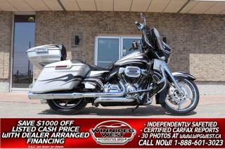 Used 2015 Harley-Davidson FLHXS E CVO Street Glide STUNNING LOOKS, BIG POWER, LOT OF EXTRAS, LIKE NEW for sale in Headingley, MB