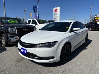 Used 2015 Chrysler 200 S AWD ~Nav ~Backup Camera ~Bluetooth ~Alloy Wheels for sale in Barrie, ON